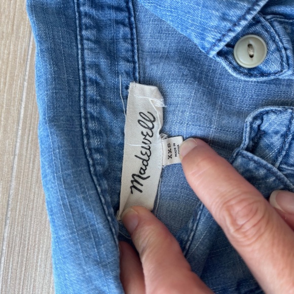 Madewell Denim Top - Picture 7 of 9